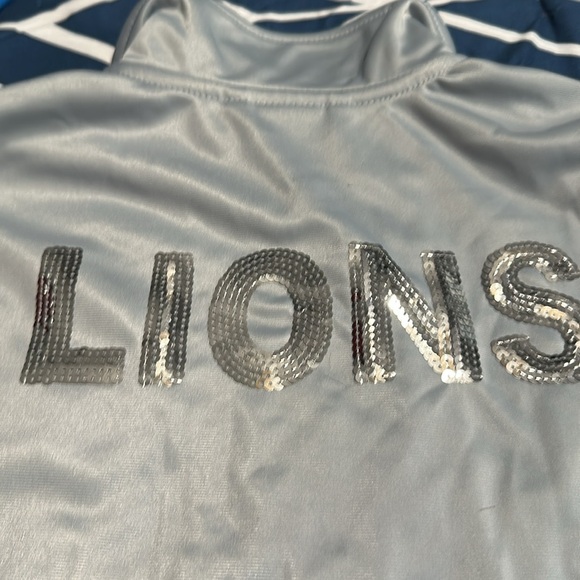 Detroit Lions Sequin Full Zip Jacket G-lll 4 Her  Size Medium NWT - Picture 7 of 7